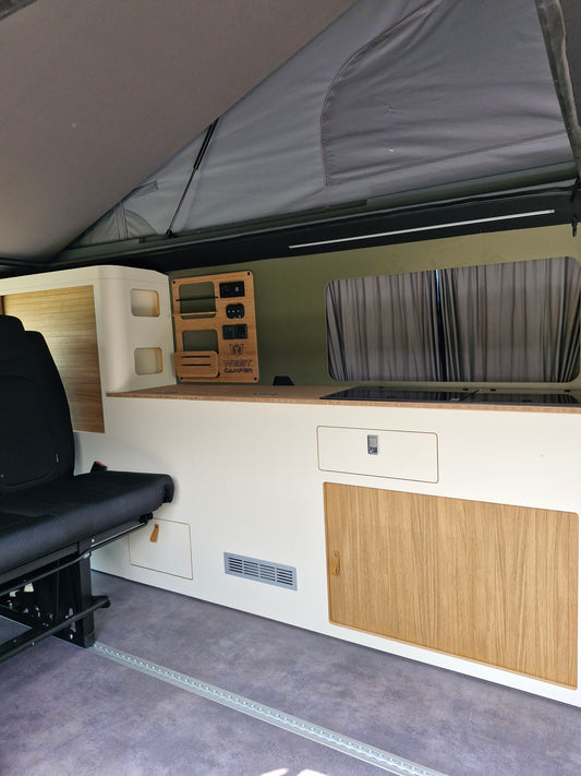 Meuble prêt à poser TRAFIC LONG Anthracite mat extrême