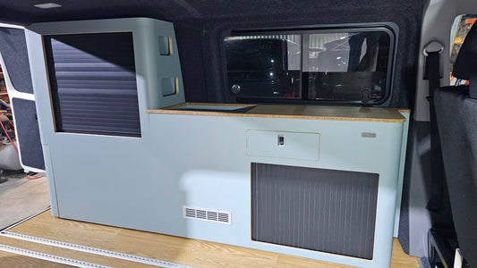 Meuble prêt à poser Noir mat extrême PEUGEOT EXPERT COURT et similaire