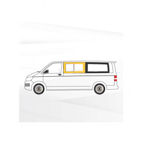 Vitre ouvrante rang 2 conducteur pour Peugeot expert (similaire) court ou long