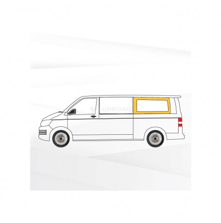 Vitre fixe rang 3 conducteur pour transporter T5/T6/T6.1 long