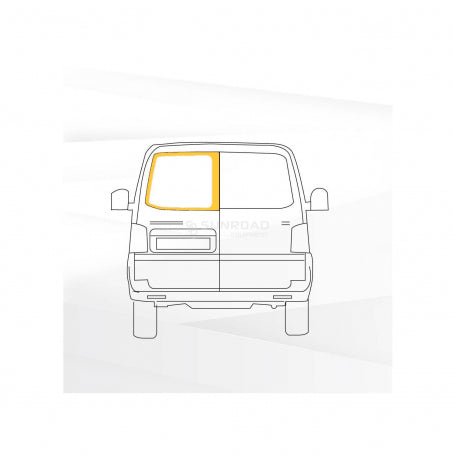 Paire de vitres fixe double portes arrière pour RENAULT TRAFIC (similaire) court ou long