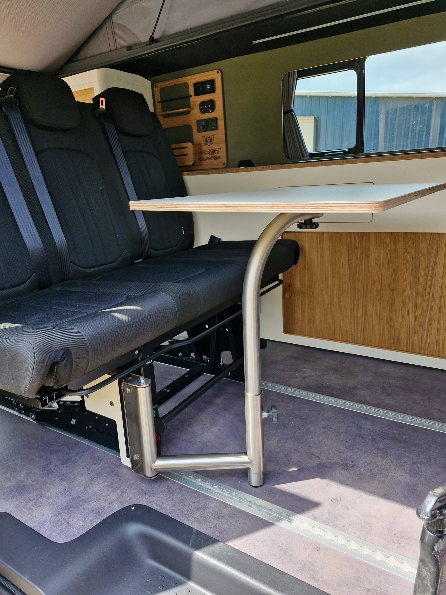 Meuble prêt à poser FORD CUSTOM LONG Noir mat extrême