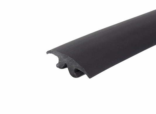 Profilé de recouvrement lisse - Longueur 2,5 m - Noir