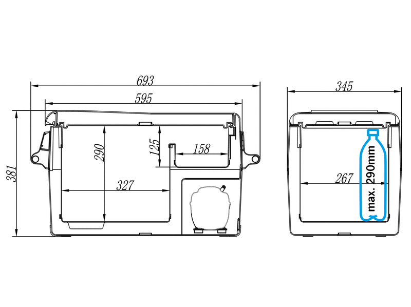 Glacière à compresseur Carbest CampCooler 30