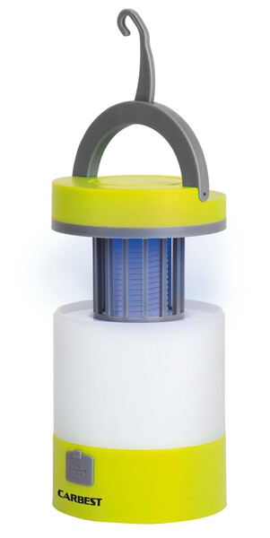 Lampe LED avec piège à insectes