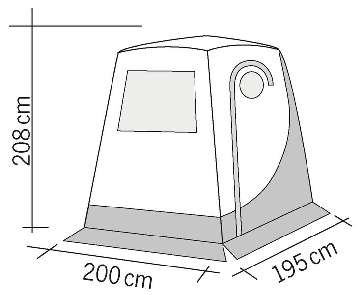 Tente arrière pour VW T5/T6 - Upgrade Premium