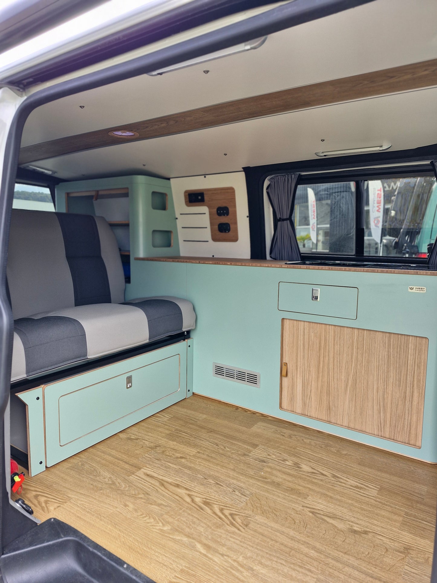 Meuble prêt à poser FORD CUSTOM LONG Noir mat extrême