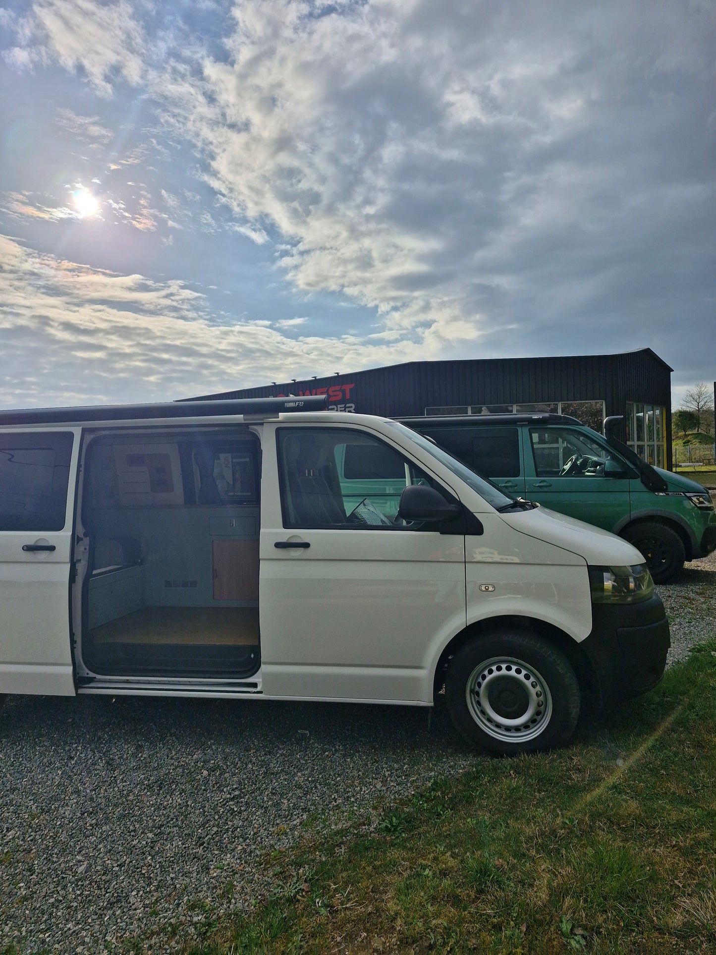 Meuble prêt à poser FORD CUSTOM LONG Noir mat extrême