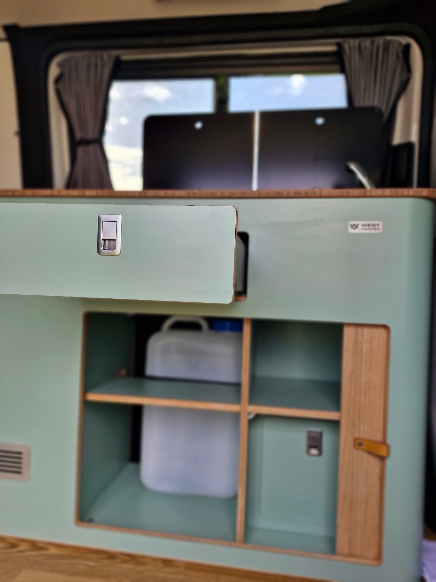 Meuble prêt à poser FORD CUSTOM LONG Noir mat extrême