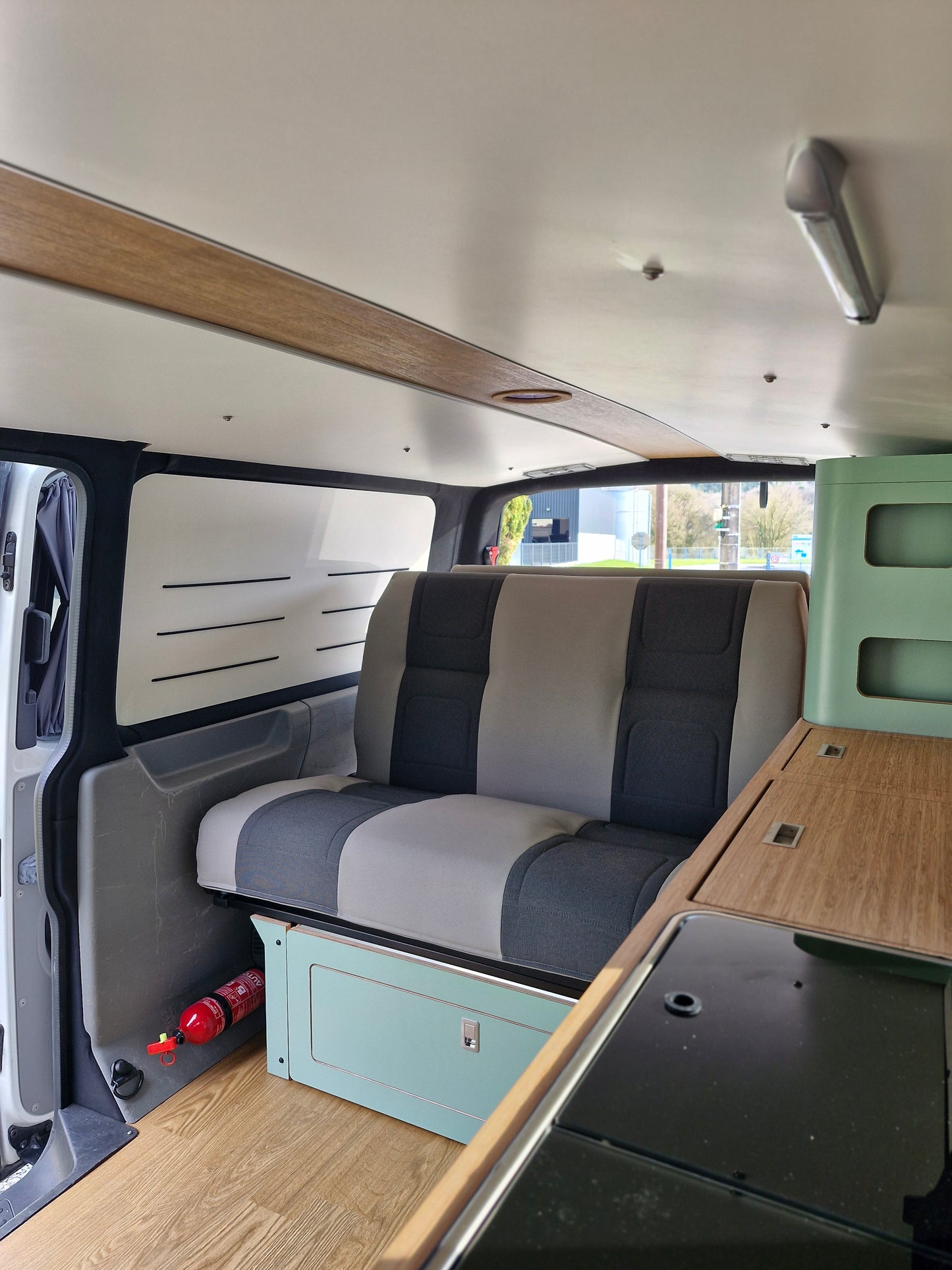 Meuble prêt à poser FORD CUSTOM LONG Noir mat extrême