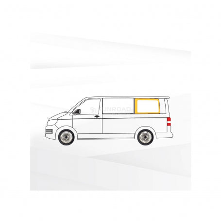 Vitre fixe rang 3 conducteur pour Peugeot expert (similaire) court