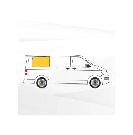 Vitre fixe rang 3 passager pour Peugeot expert (similaire) court